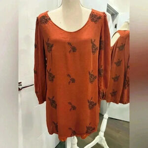 Pretty orange dress Sz M